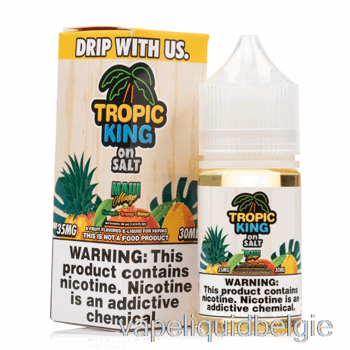 Vape Vloeistof Maui Mango - Tropische Koning Op Zout - 30ml 35mg